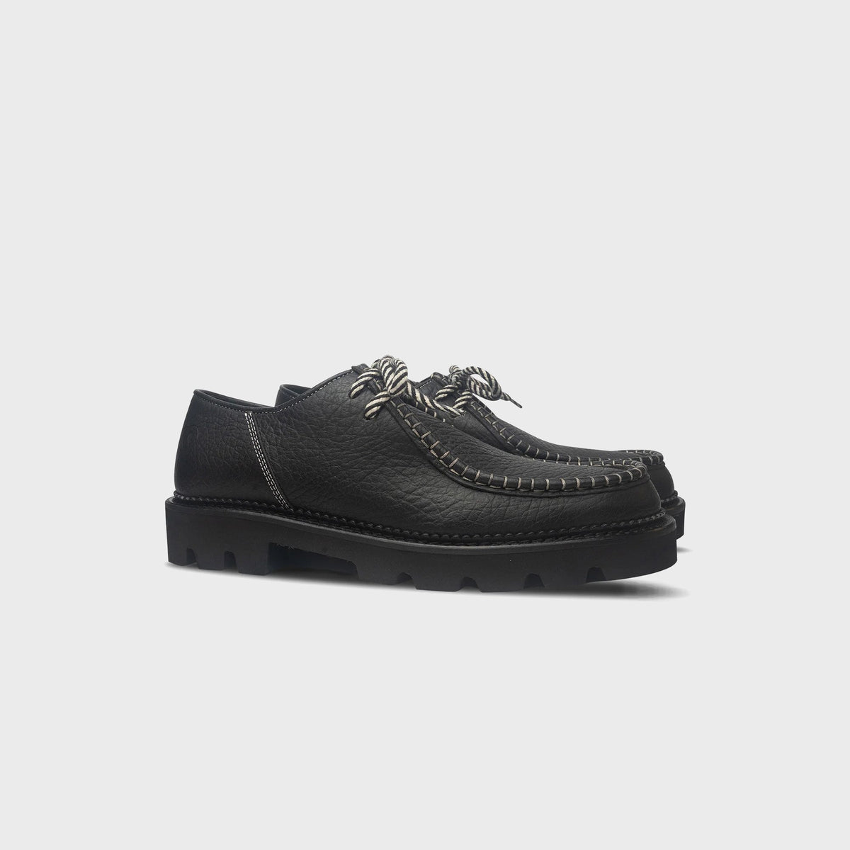 Collegium Pillar Moc-Toe Derby - Onyx