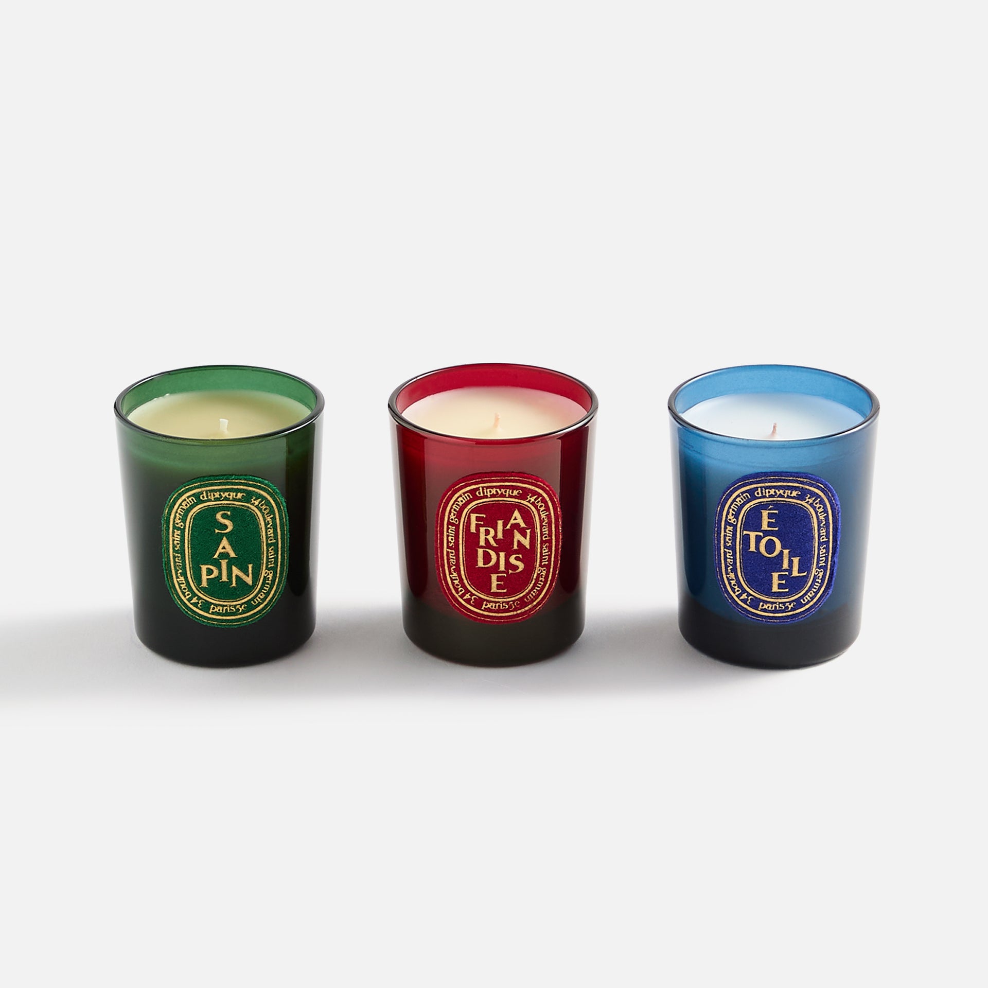 Diptyque Set of 3 Limited Edition Votive Candles - Holiday 2