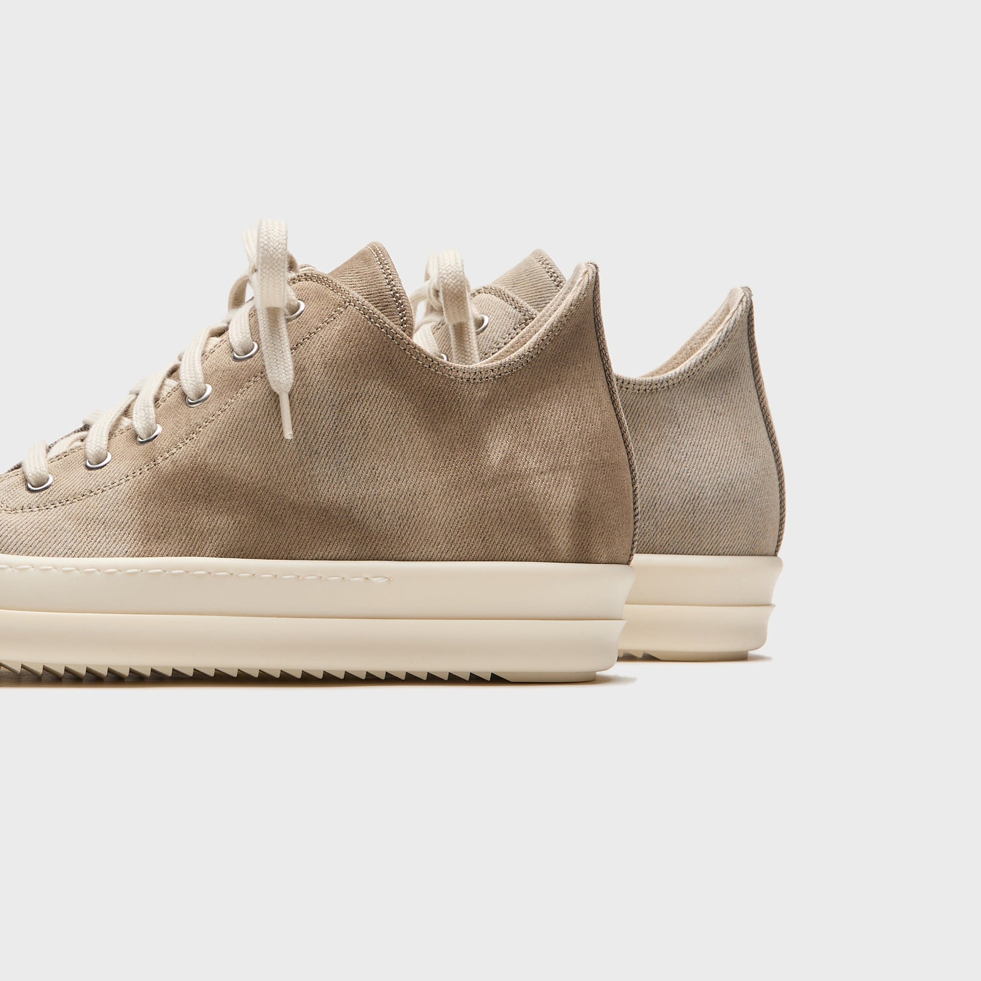 Rick Owens DRKSHDW Scarpe Denim Low - Dust / Milk