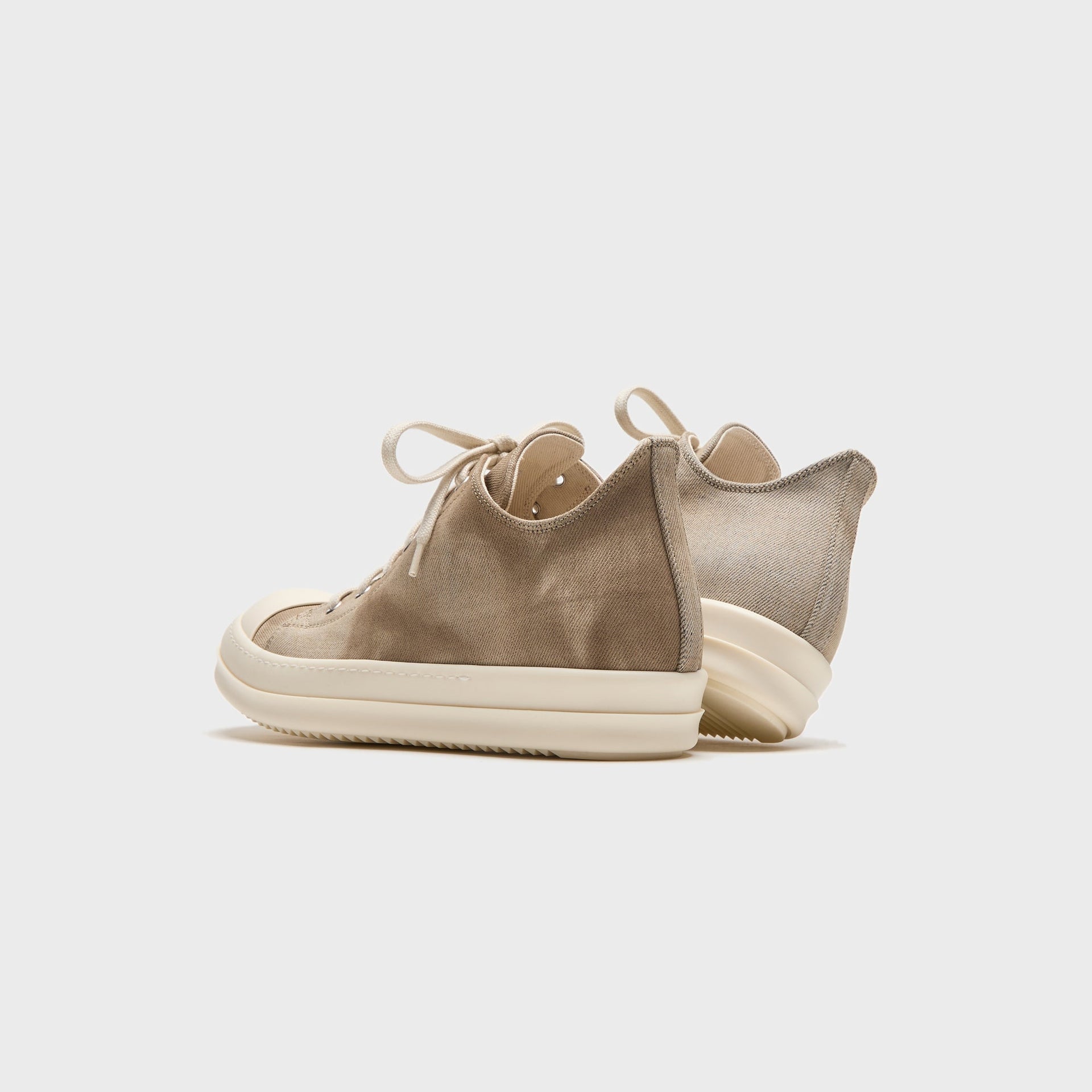 Rick Owens DRKSHDW Scarpe Denim Low - Dust / Milk