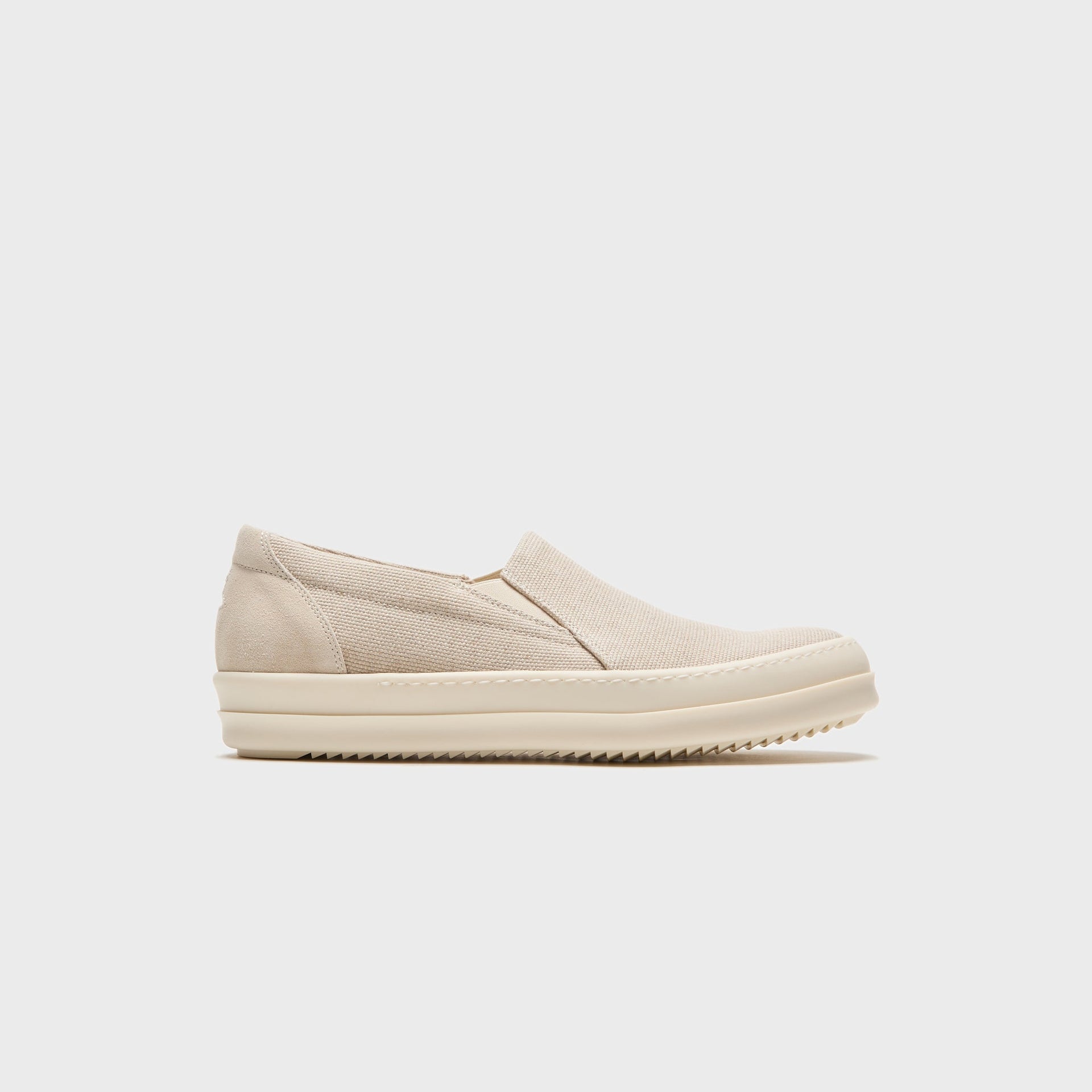 Rick Owens Temple Penta Boat Sneaks - Natural / Milk