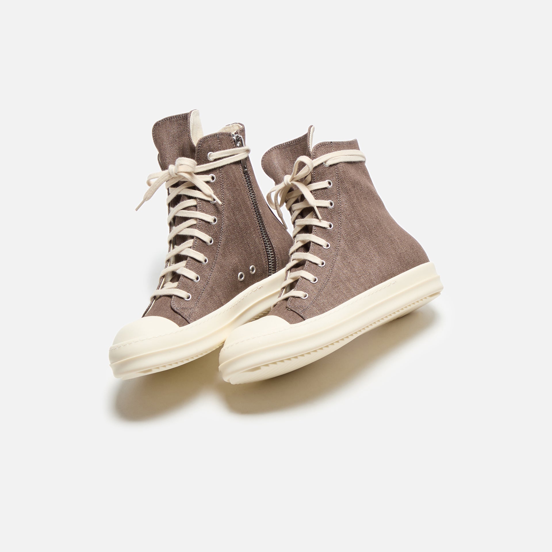 Rick Owens DRKSHDW Sneakers - Dark Dust / Milk / Milk Scarpe In Denim