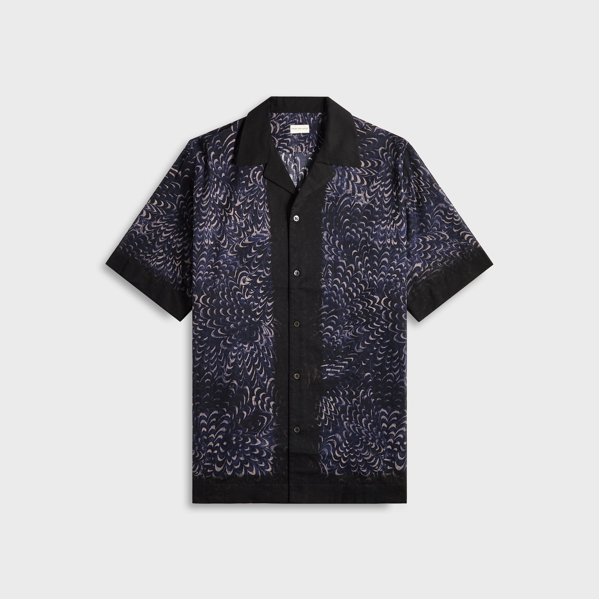 Dries Van Noten Carltone 1162 M.W.Shirt in  Navy