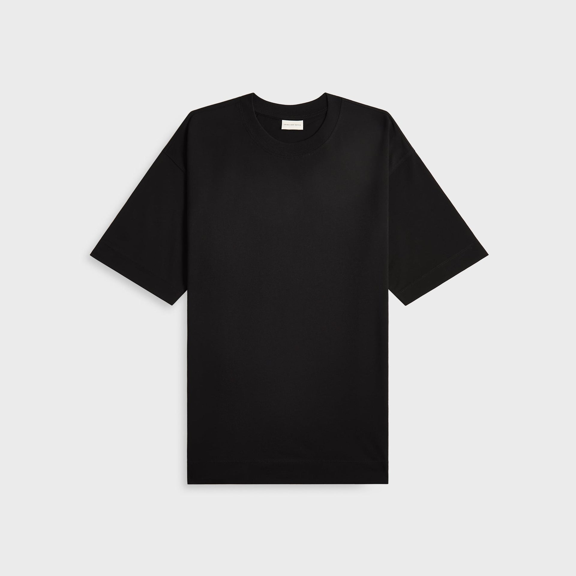 Dries Van Noten Heli 1603 M.K.Ss.Tee in Black
