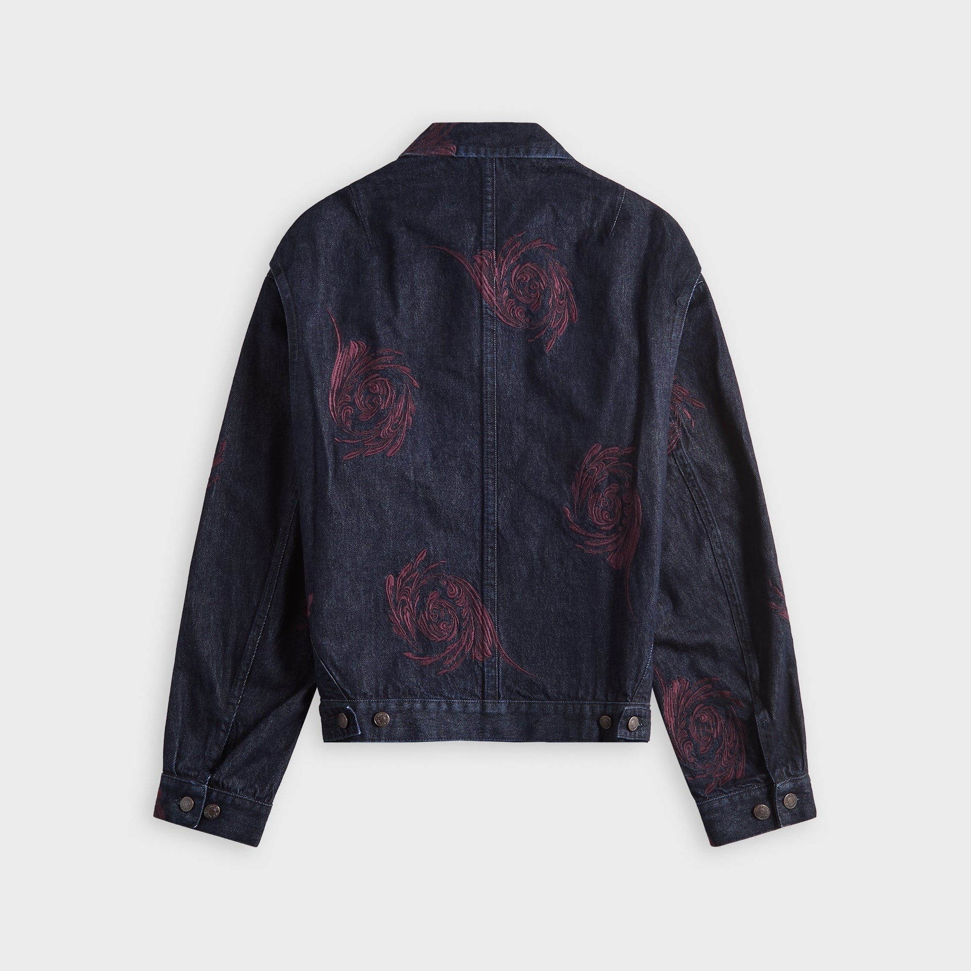 Dries Van Noten Embroidered Denim Jacket - Indigo