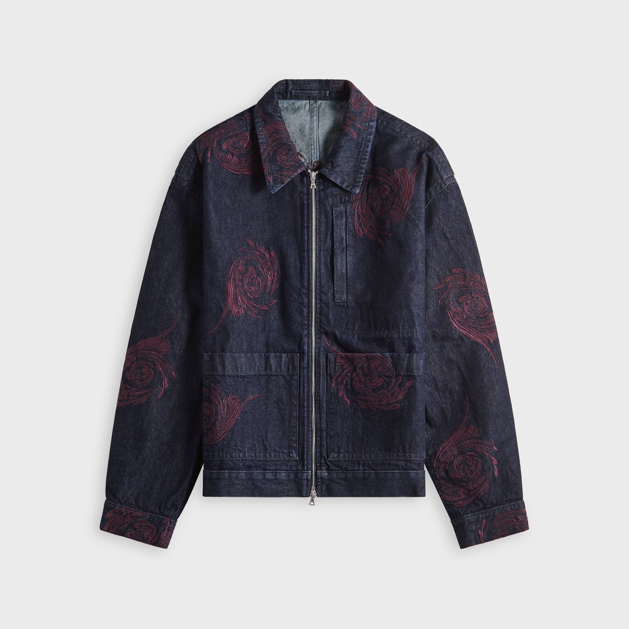 Dries Van Noten Embroidered Denim Jacket - Indigo – Kith