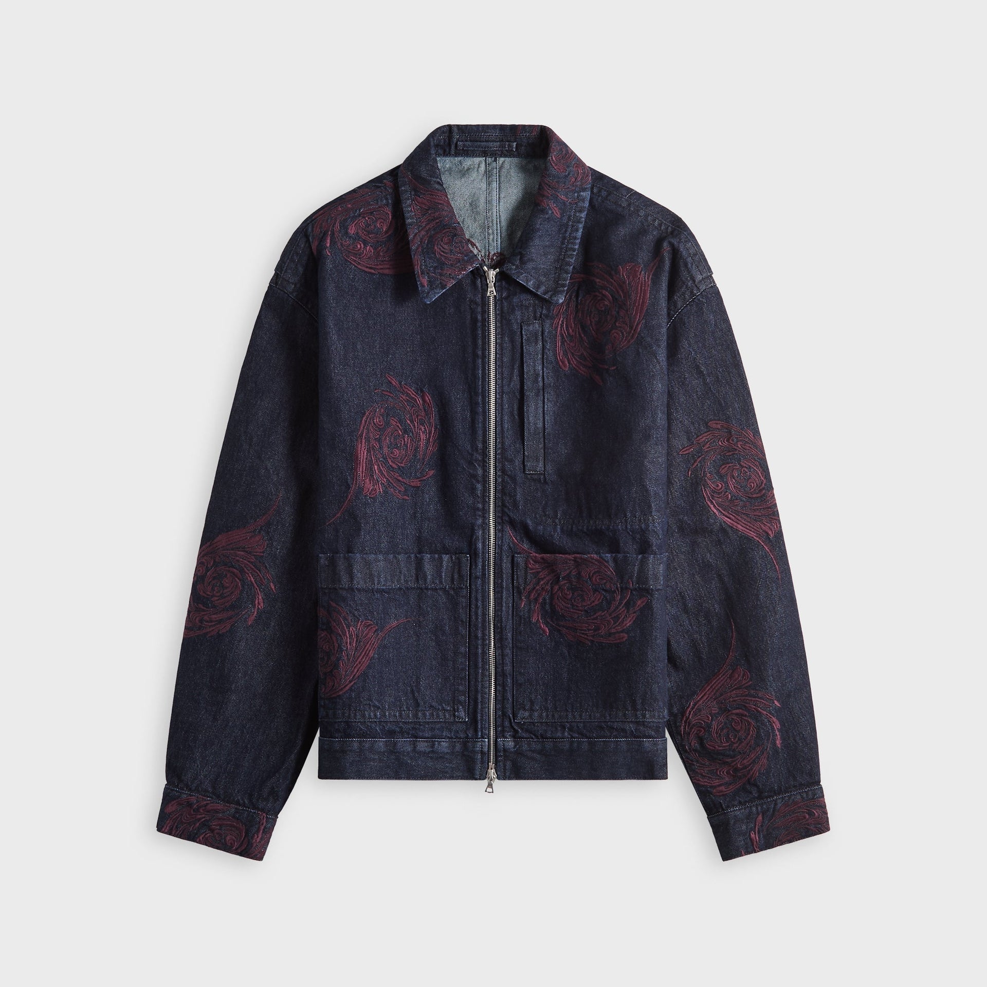 Dries Van Noten Embroidered Denim Jacket - Indigo