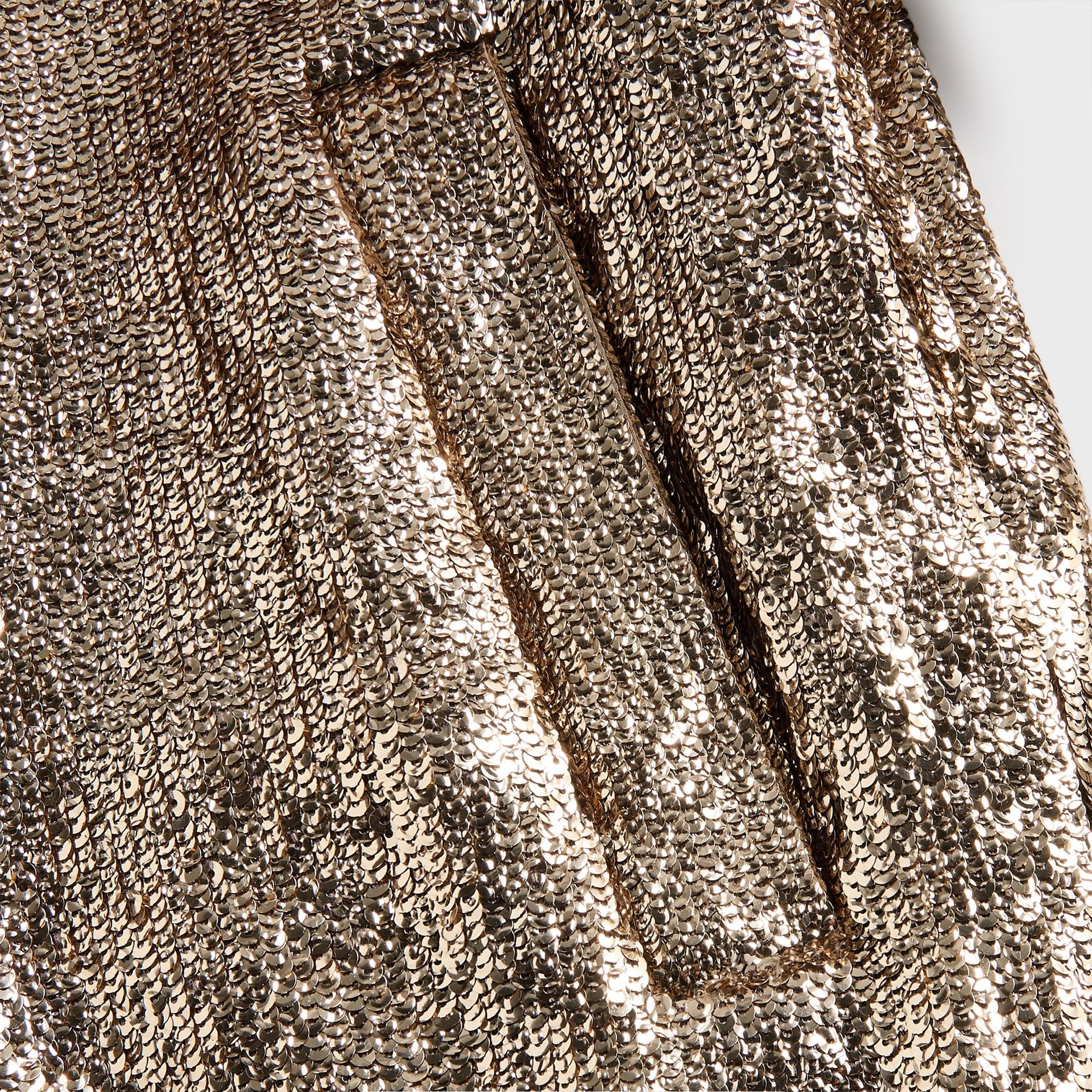 Dries Van Noten Sequinned Crepe Bomber Jacket - Gold