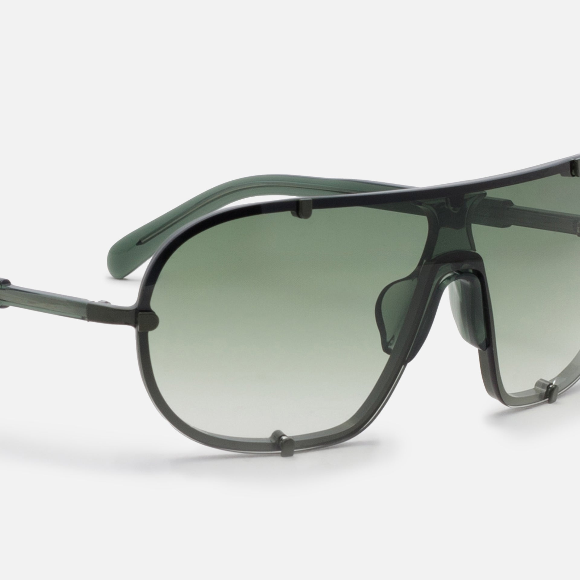 Dries Van Noten 216 C5 Aviator Frames - Khaki