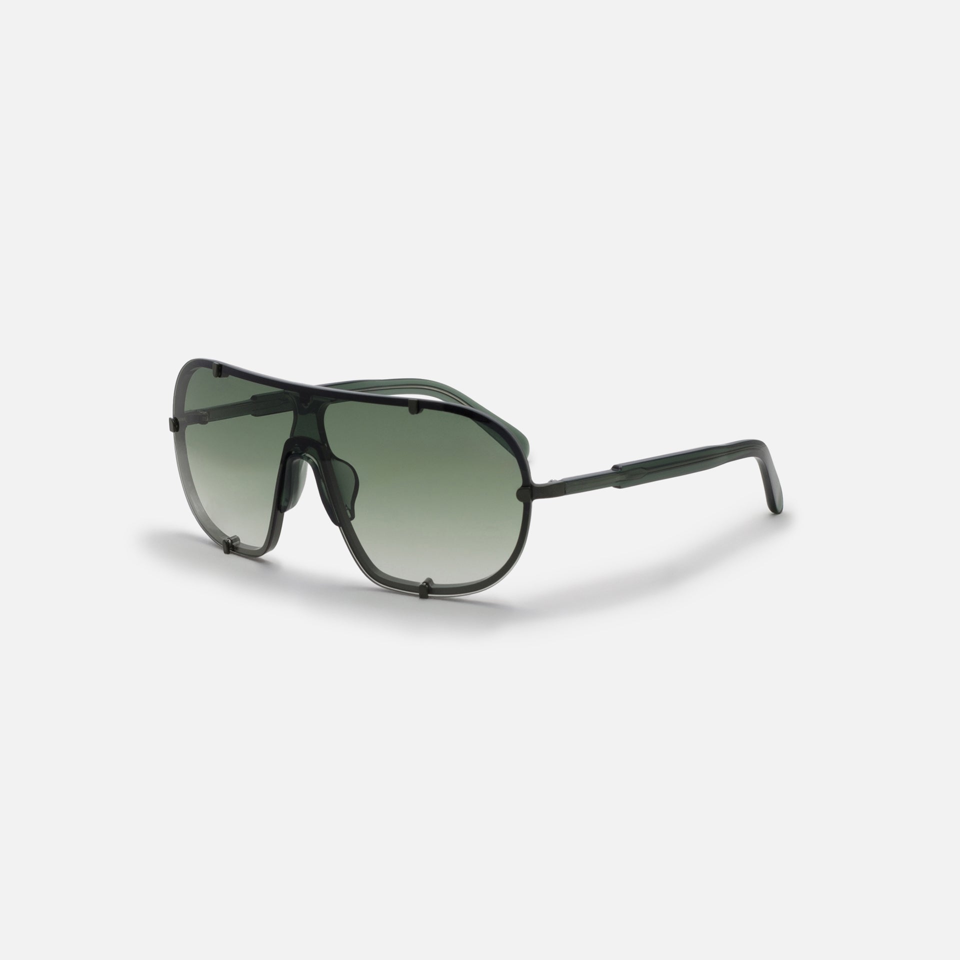 Dries Van Noten 216 C5 Aviator Frames - Khaki