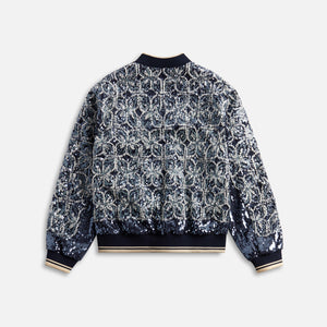 vince long sleeve shirt Volker Embroidered M.W. Jacket - Midnight