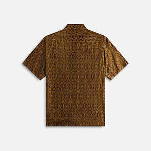Dries Van Noten Cassidye Super Lightweight Printed Shirt - Silk Brown