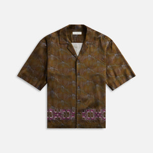 Dries Van Noten Cassi Embroidered Shirt - Khaki