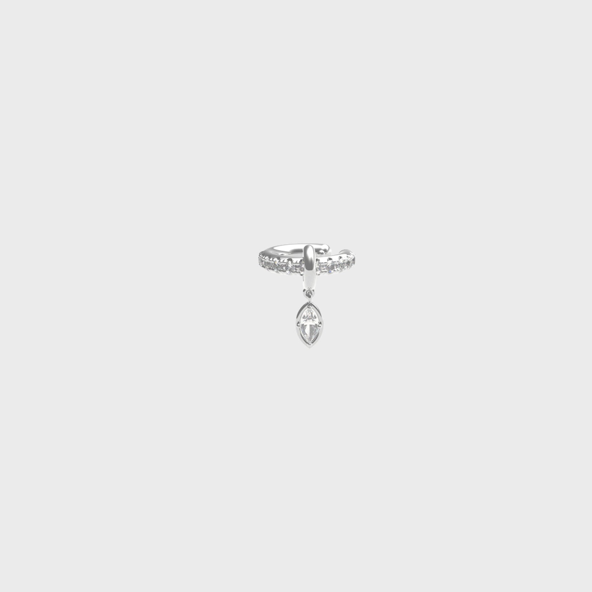 Spinelli Kilcollin Circe Marquise Ear Cuff - Silver
