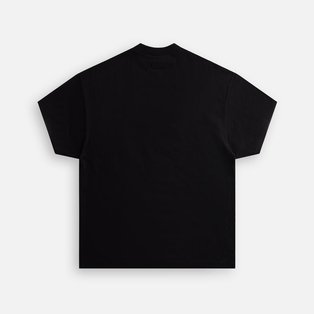 Essentials Crewneck Tee - Jet Black – Kith