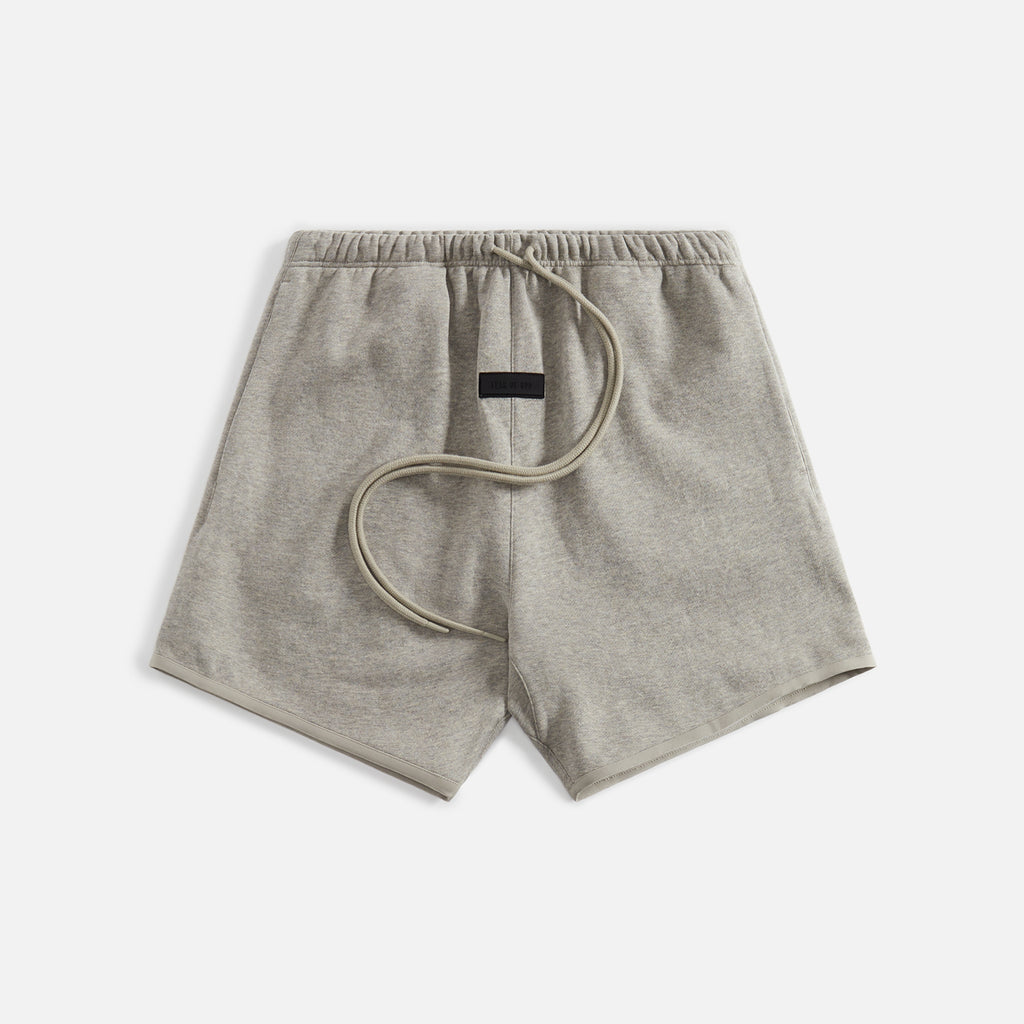 Essentials Sweat Short - Dark Heather Oatmeal – Kith