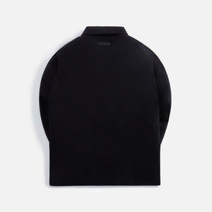 Essentials Knit Polo - Black