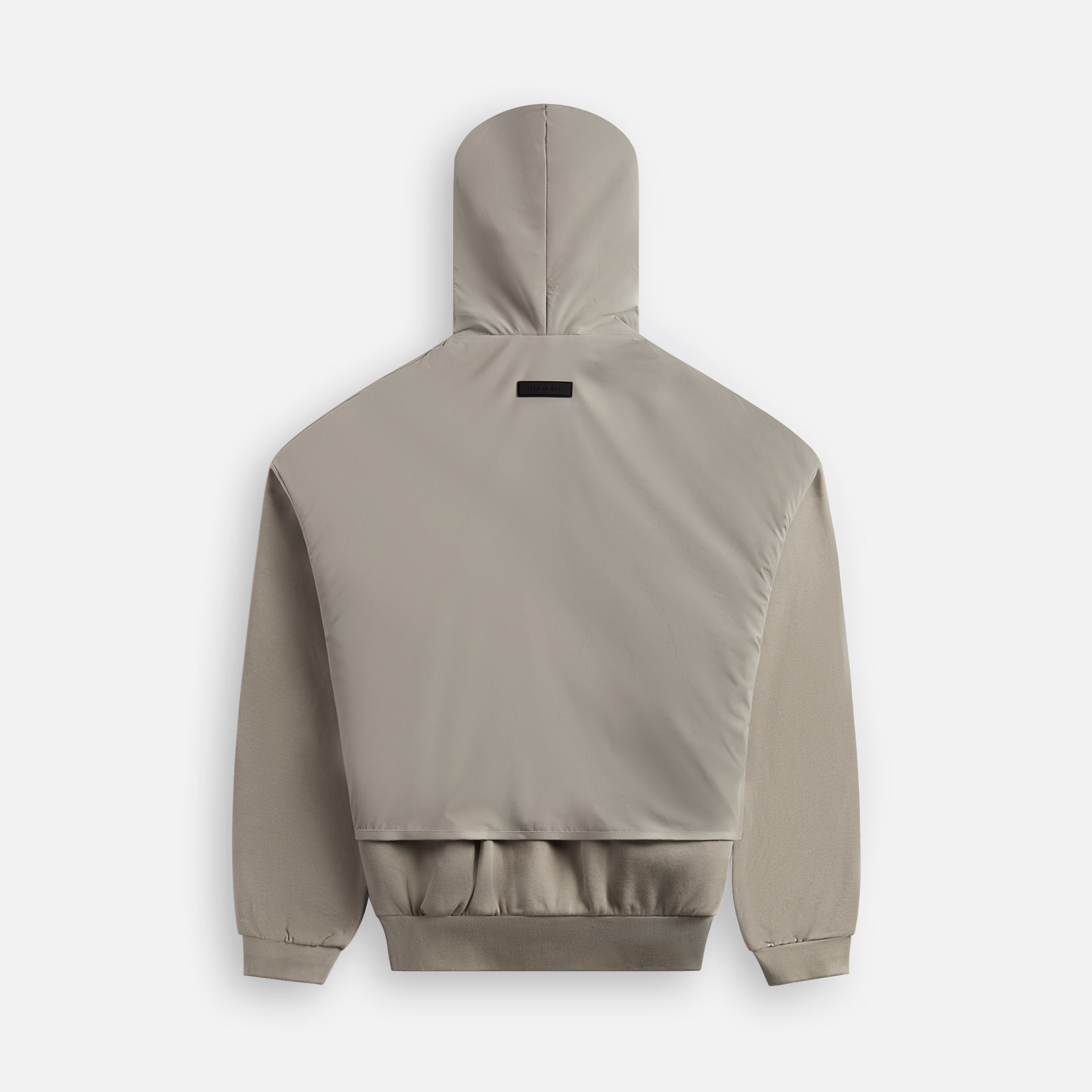 Essentials Nylon Fleece Hoodie - Seal