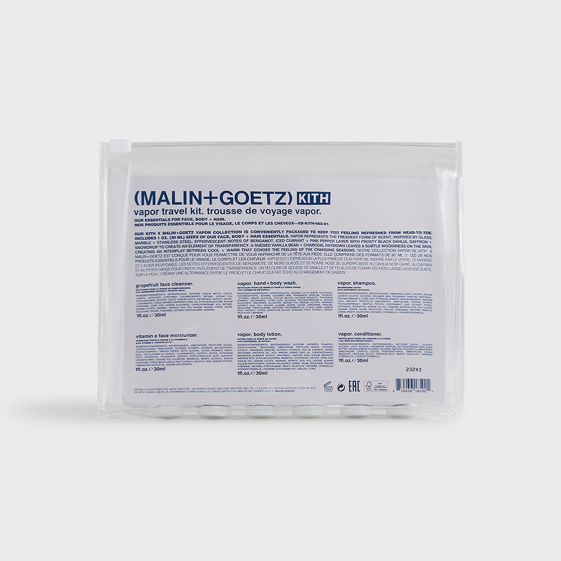 Kith for MALIN+GOETZ - Vapor Travel Kit