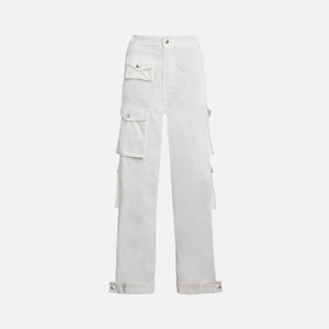 EB Denim Cargo Pants - White