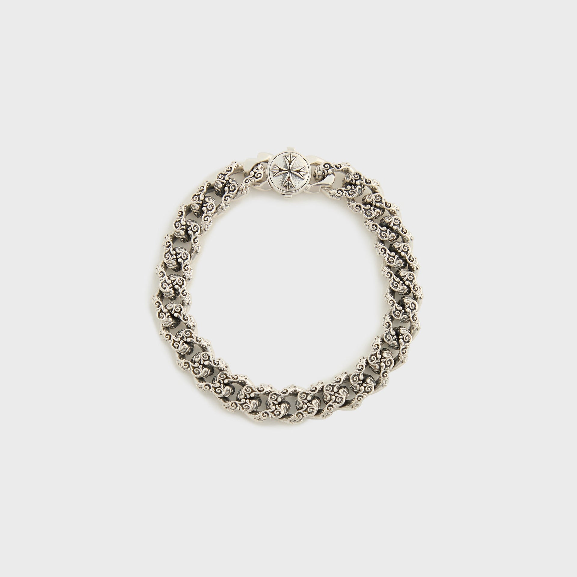 Emanuele Bicocchi Flourishing Chain Bracelet Small - Silver