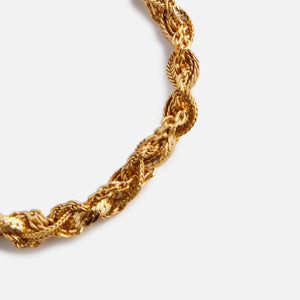 Emanuele Bicocchi Round Braid Bracelet Small - Gold