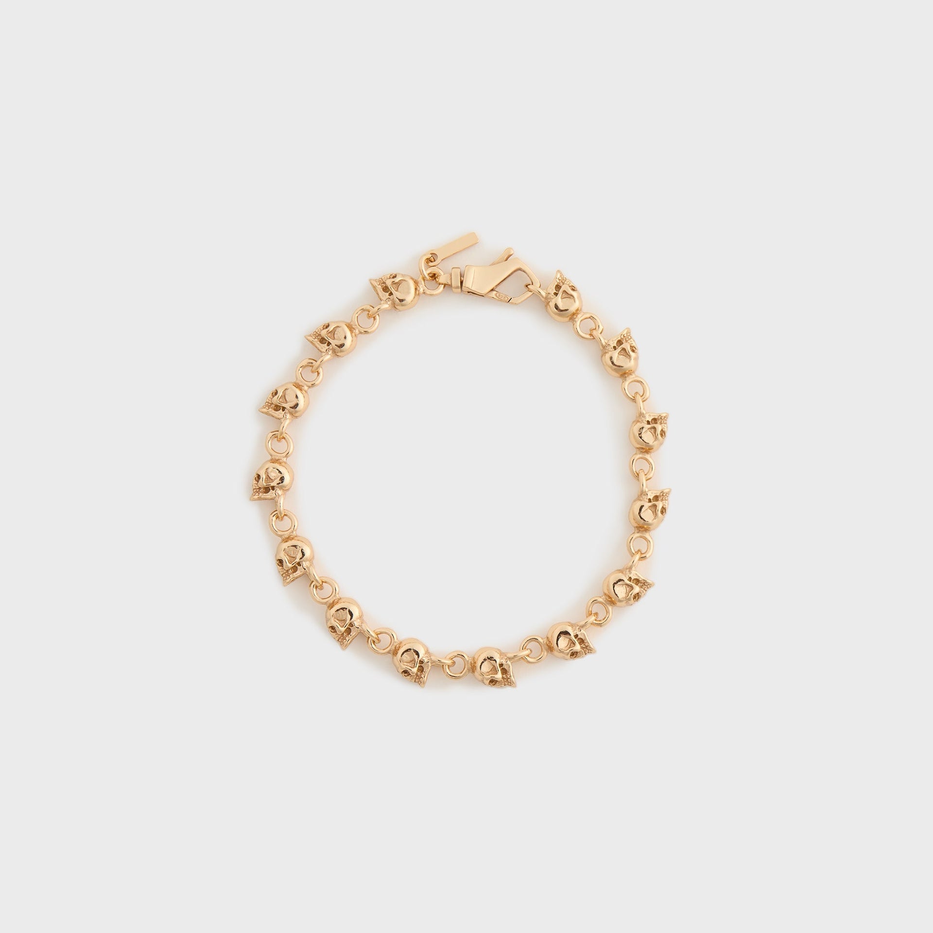 Emanuele Bicocchi Gold Multi-Skull Bracelet - Gold