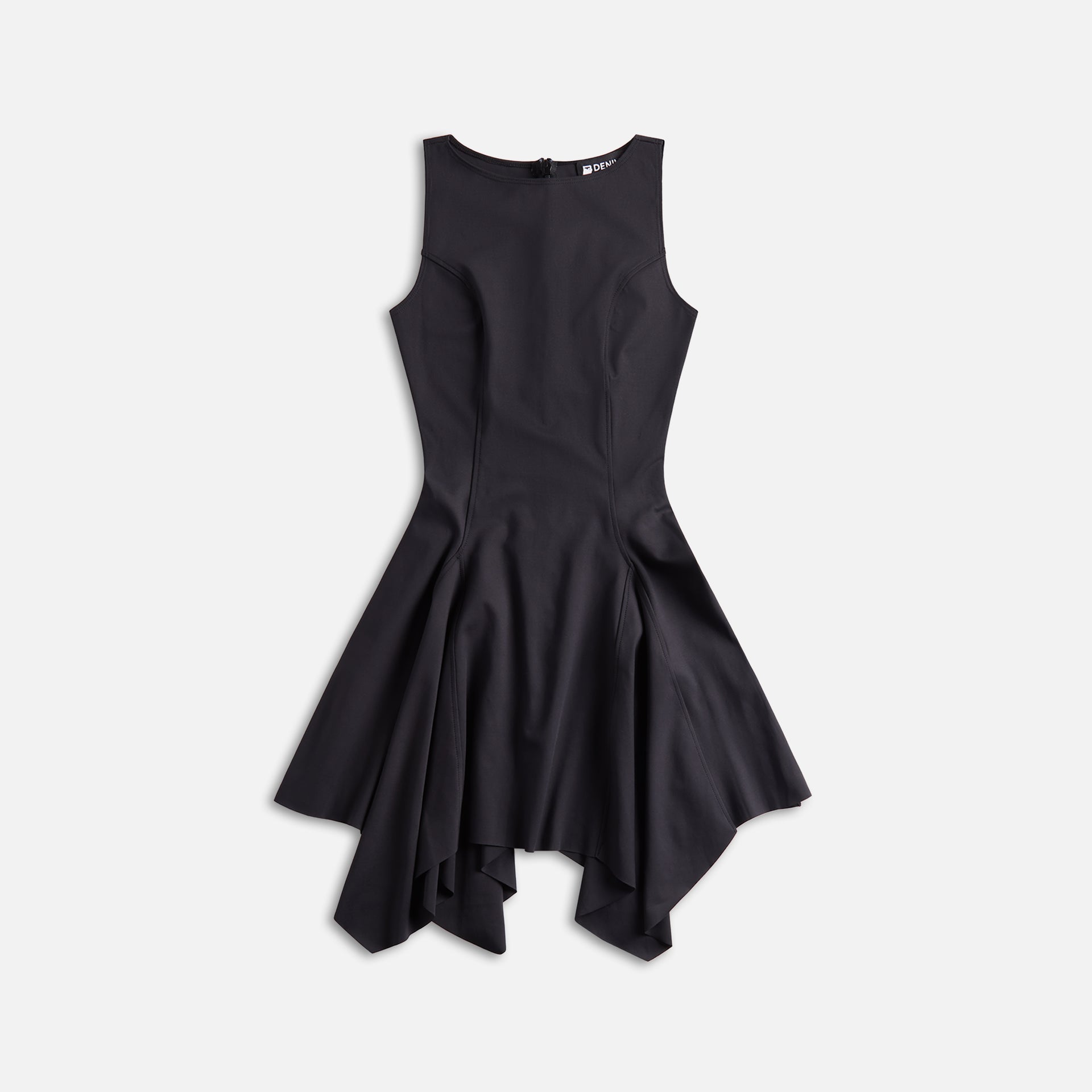 EB Denim Caroline Boat Neck Mini Dress - Black