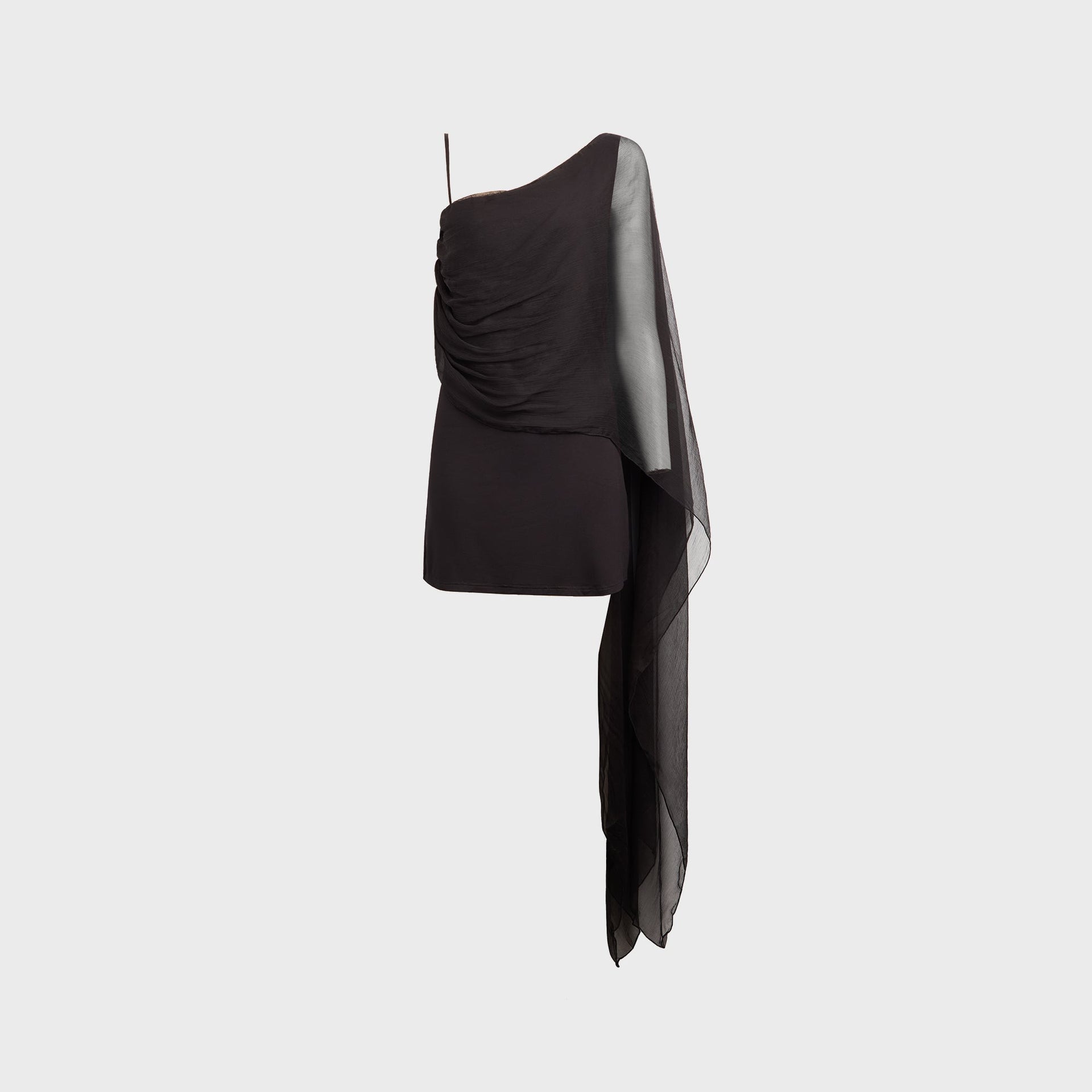 EB Denim Tara Layered Mini Dress - Black L EB Denim Tara Layered Mini Dress - Black L
