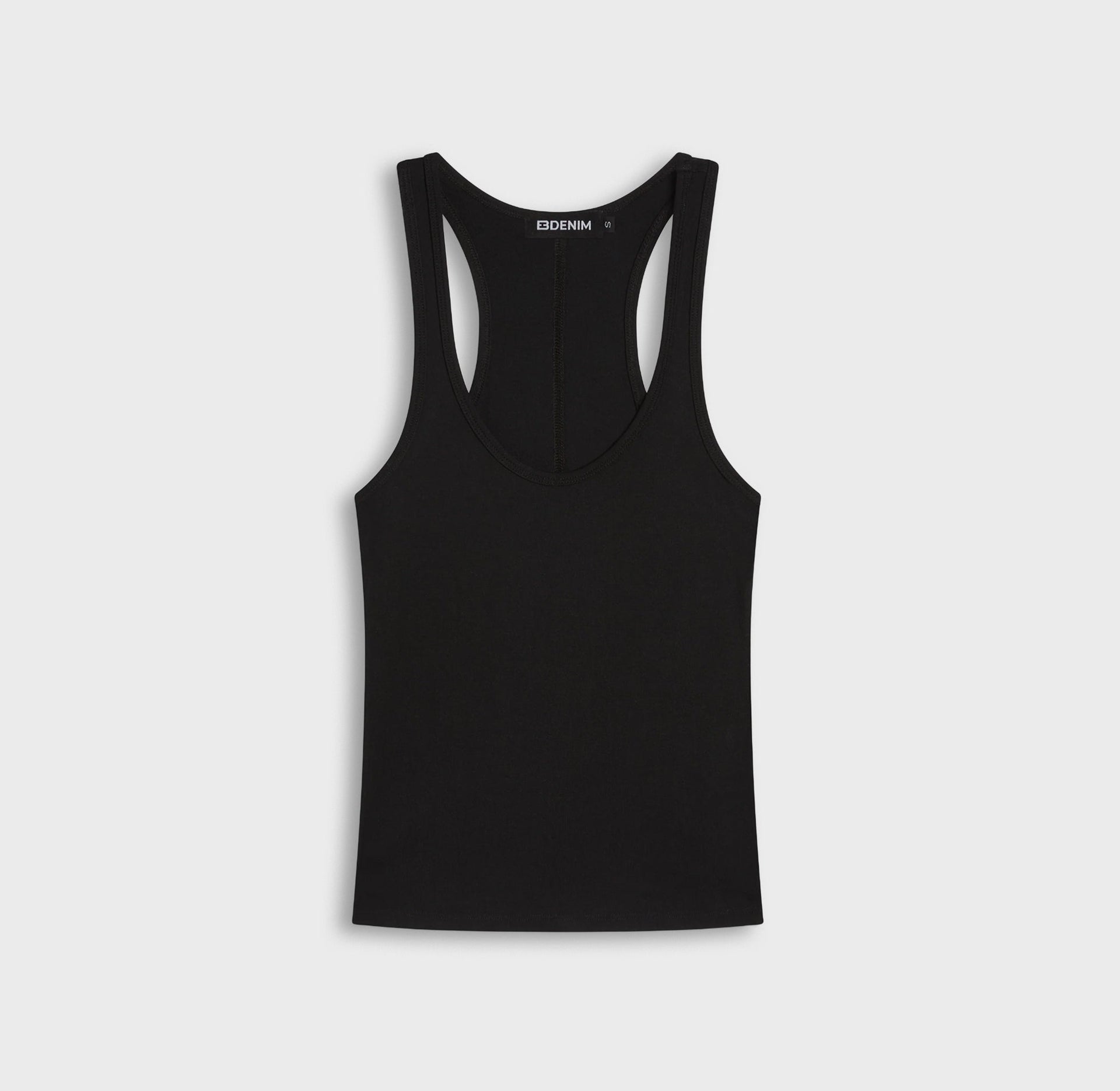 EB Denim Lucy Racerback Tank in Asphalt