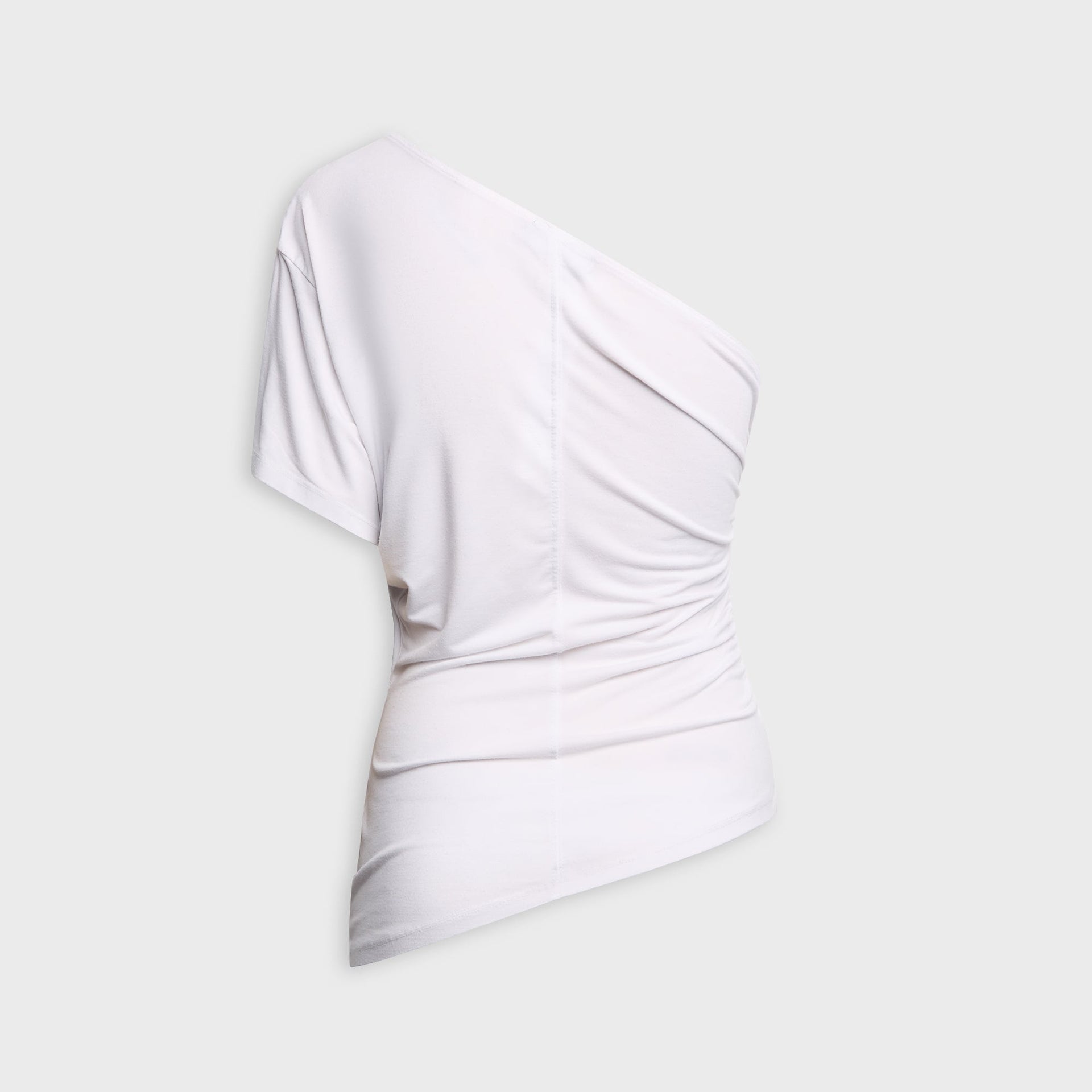 EB Denim Linnea One Shoulder Top - White