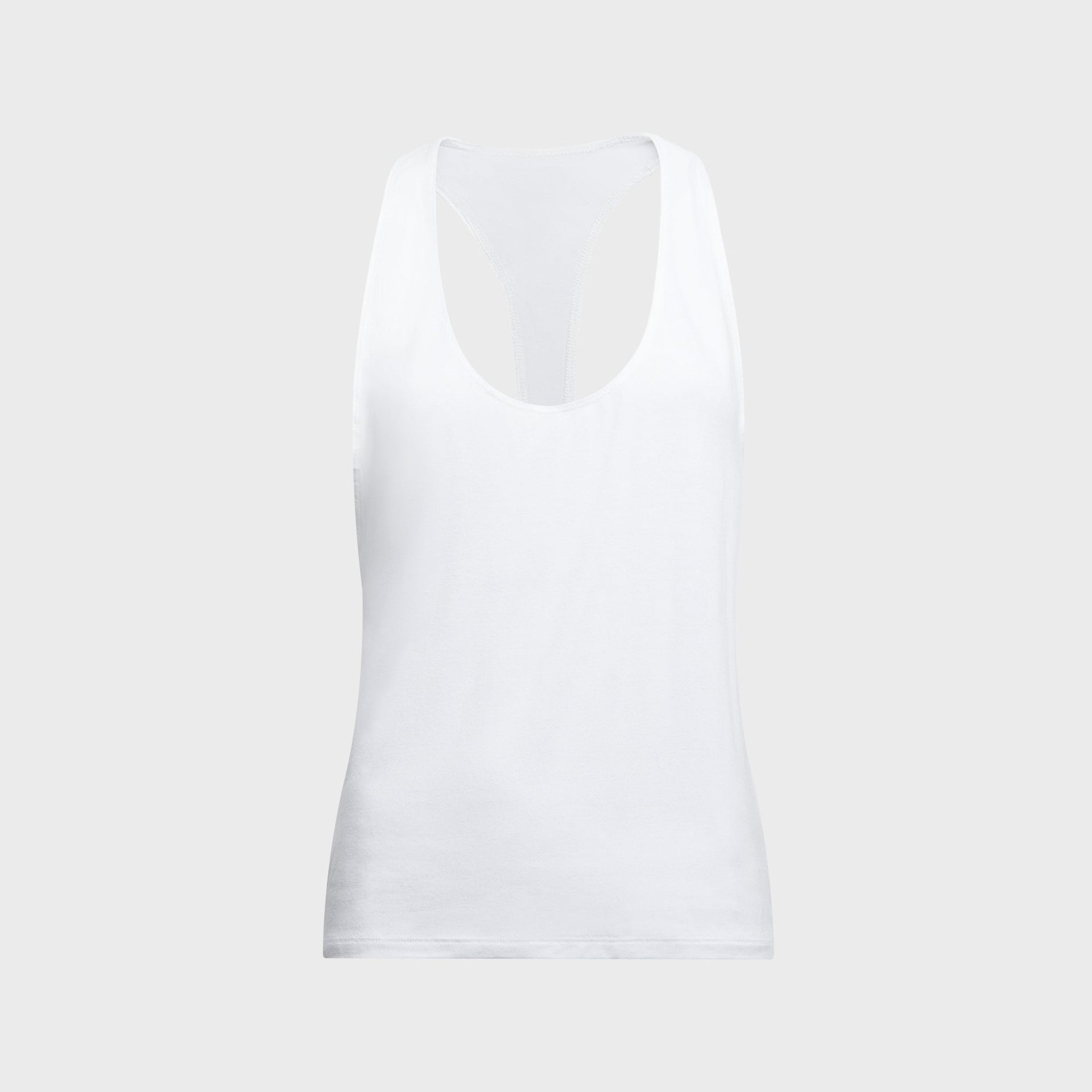 EB Denim Valley Racer Tank - White