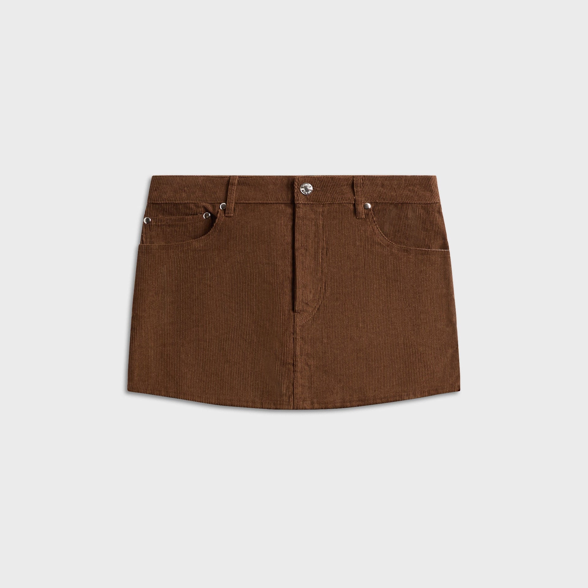 EB Denim Cherry Mini Skirt - Chocolate Corduroy