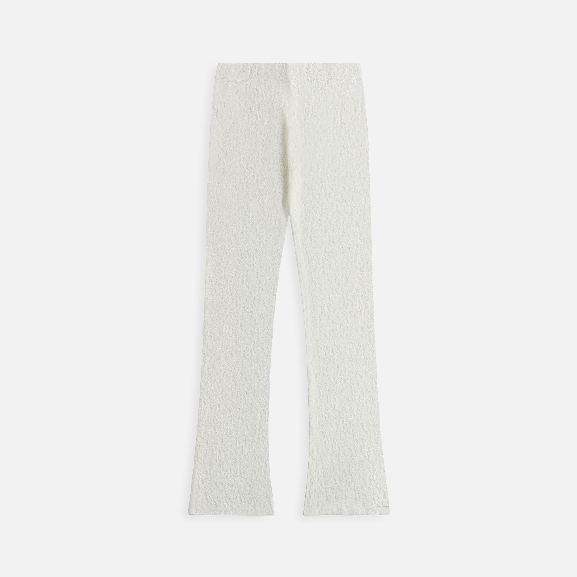 EB Denim Low Rise Lace Legging - Off White