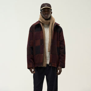 Kith Patchwork Wool Coaches Jacket - Aerate