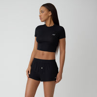 Kith Women Modal Rib Mulberry - Black
