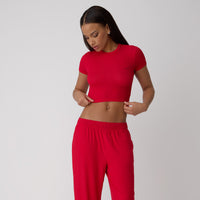 Kith Women Modal Rib Mulberry - Cherry Bomb