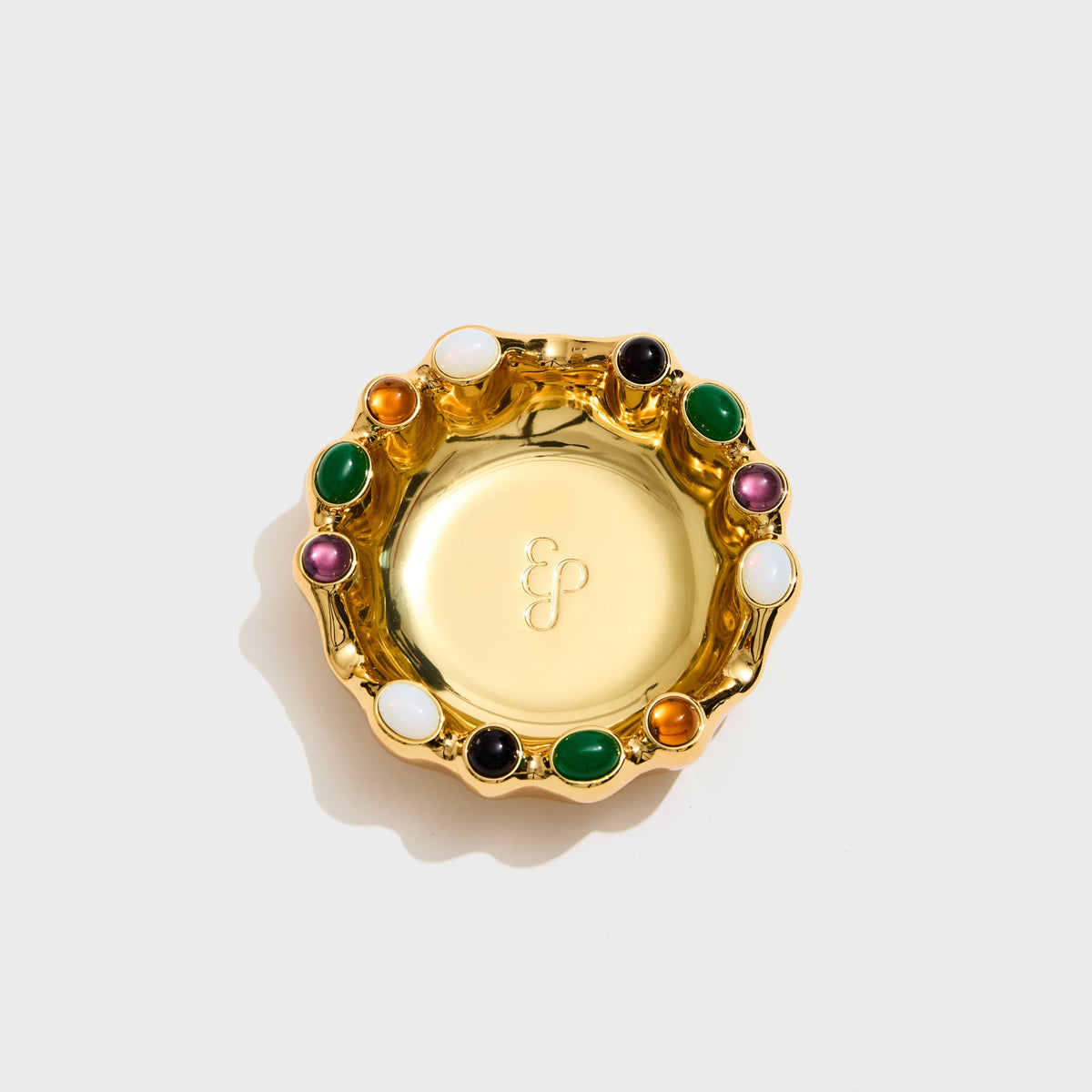 Edie Parker x Wes Anderson Gemstoned Ashtray - Multistone / Gold