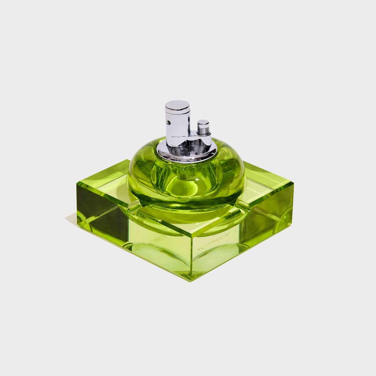 Edie Parker Glass Tabletop Lighter - Chartreuse