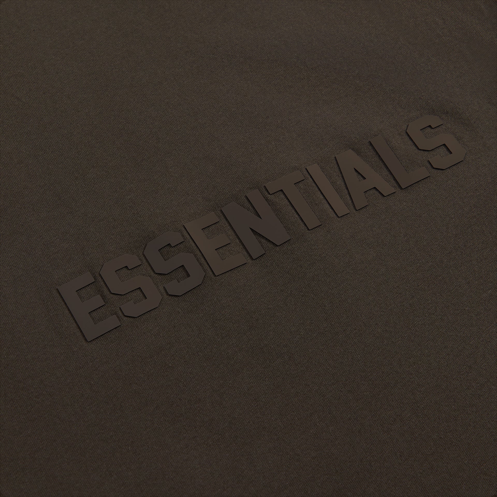 Essentials Long Sleeve Tee - Off-Black