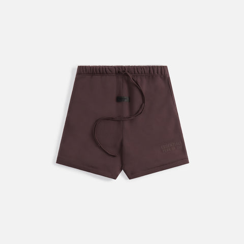 Essentials Fleece Shorts - Plum