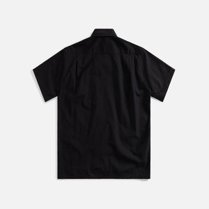 Engineered Garments Camp Shirt Bentley - Black Cotton Handkerchief