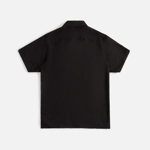 Engineered Garments Camp Shirt - Black Handkerchief Linen