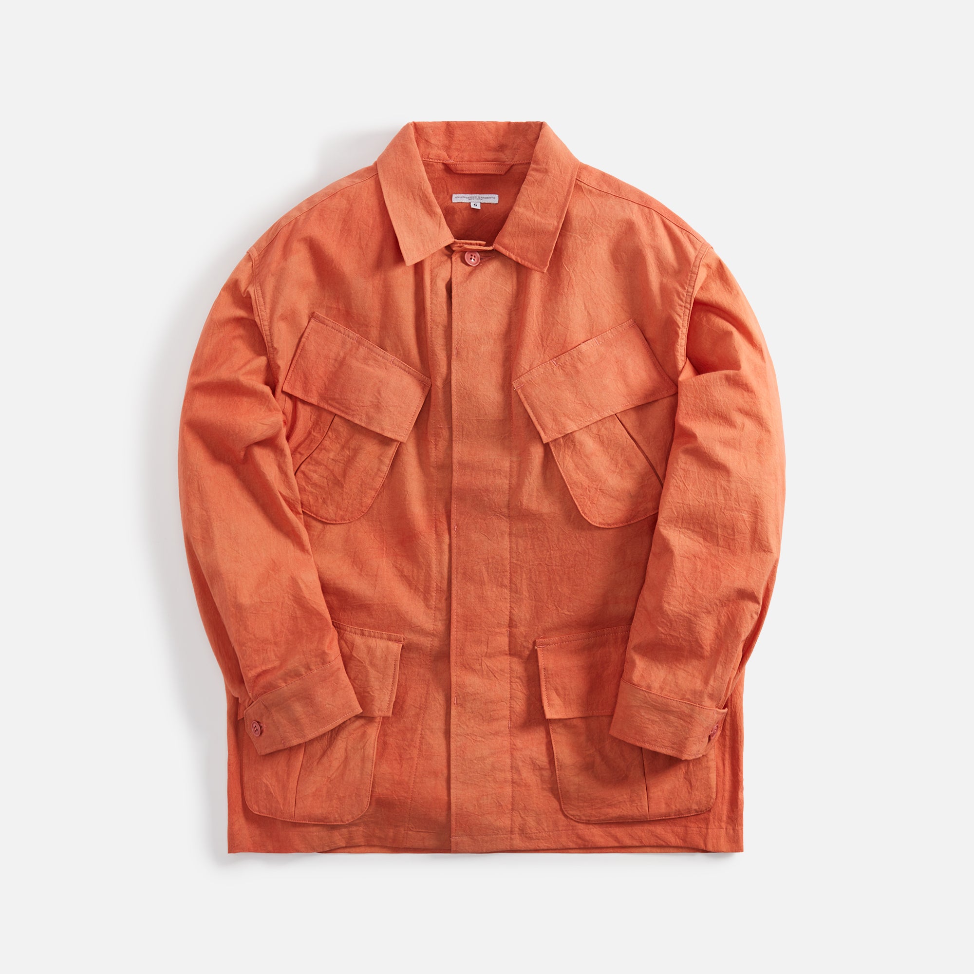 Engineered Garments Jungle Fatigue Jacket Cotton Sheeting - Rust ...