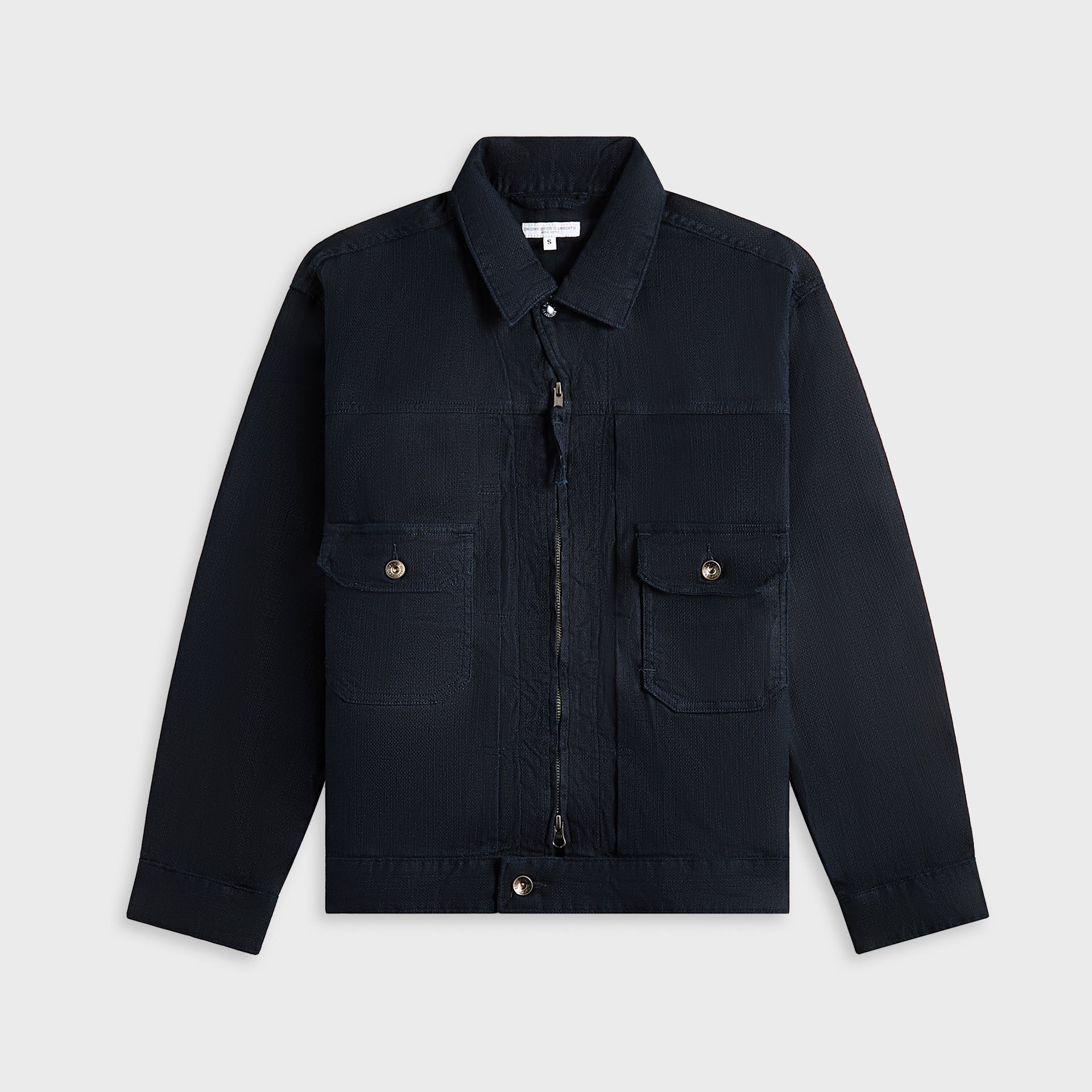 Engineered Garments Trucker Jacket CL Java Cloth - Dark Navy