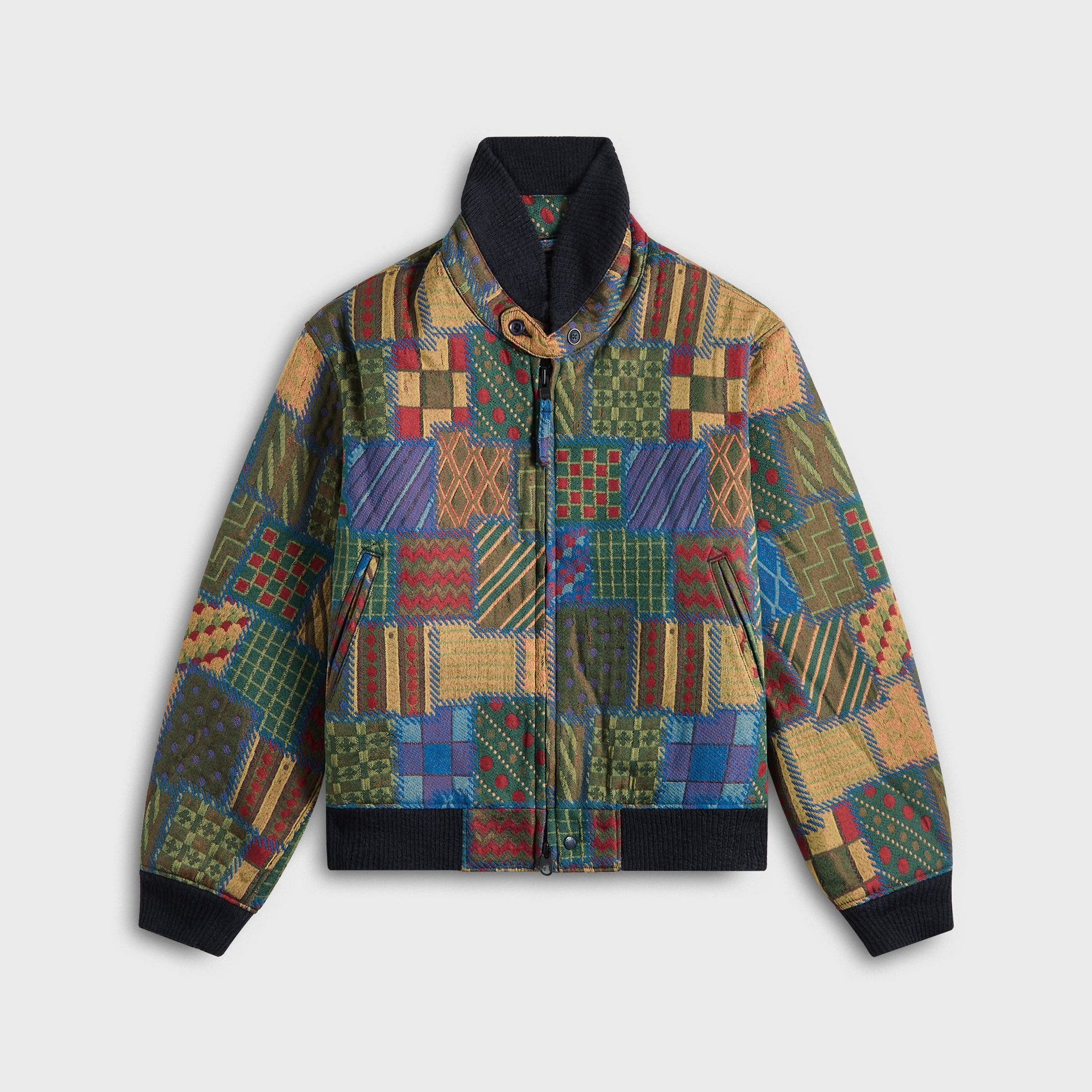 Engineered Garments LL Geometric PW Jacquard Jacket - Multi Color