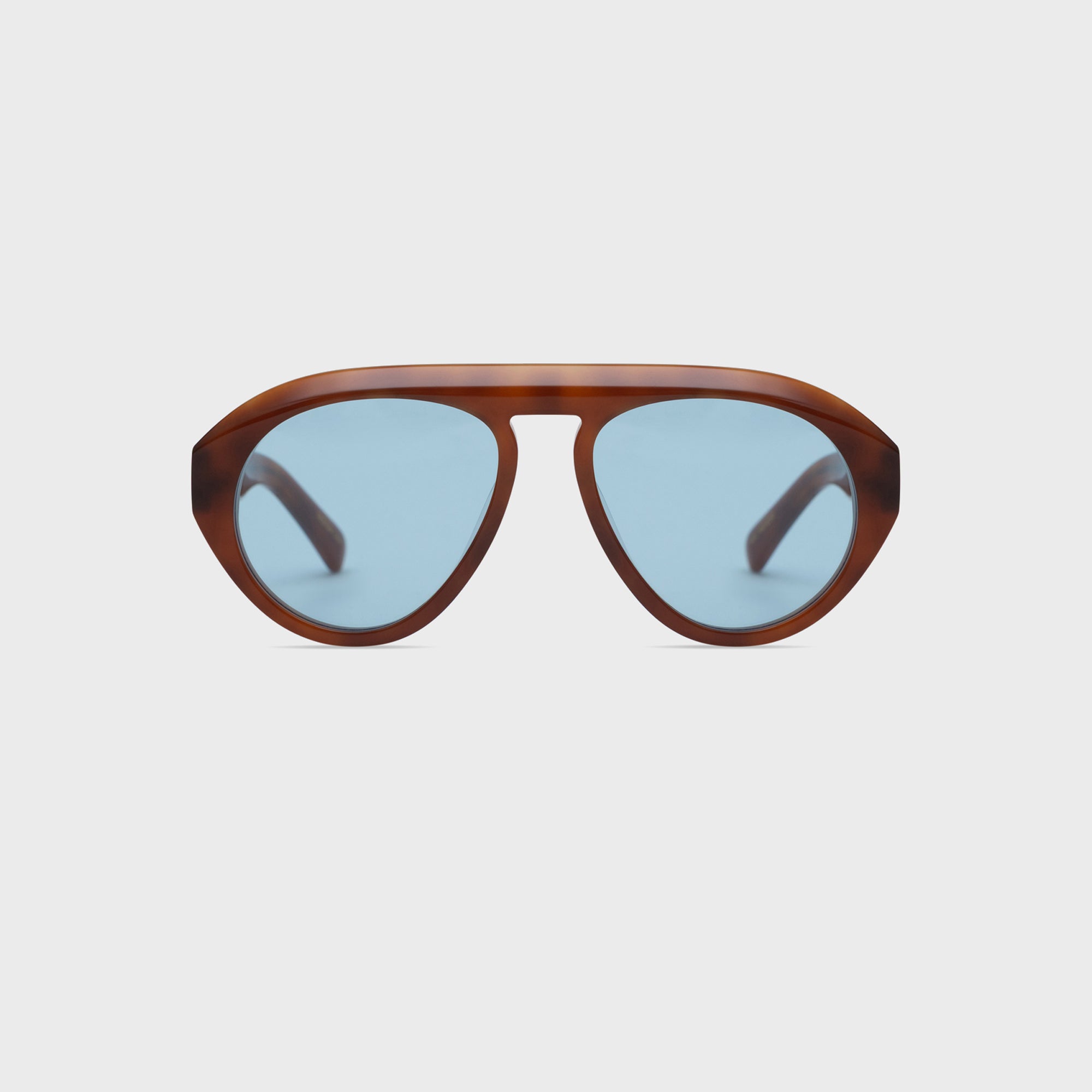 Elisa Johnson Val Sunglasses - Light Brown / Tortoise Blue – Kith