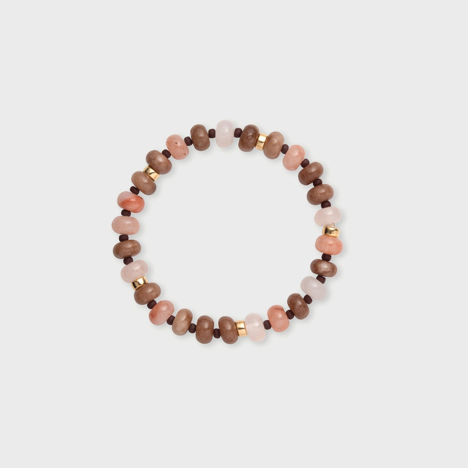 Eliou Dele Bracelet - Pink / Brown