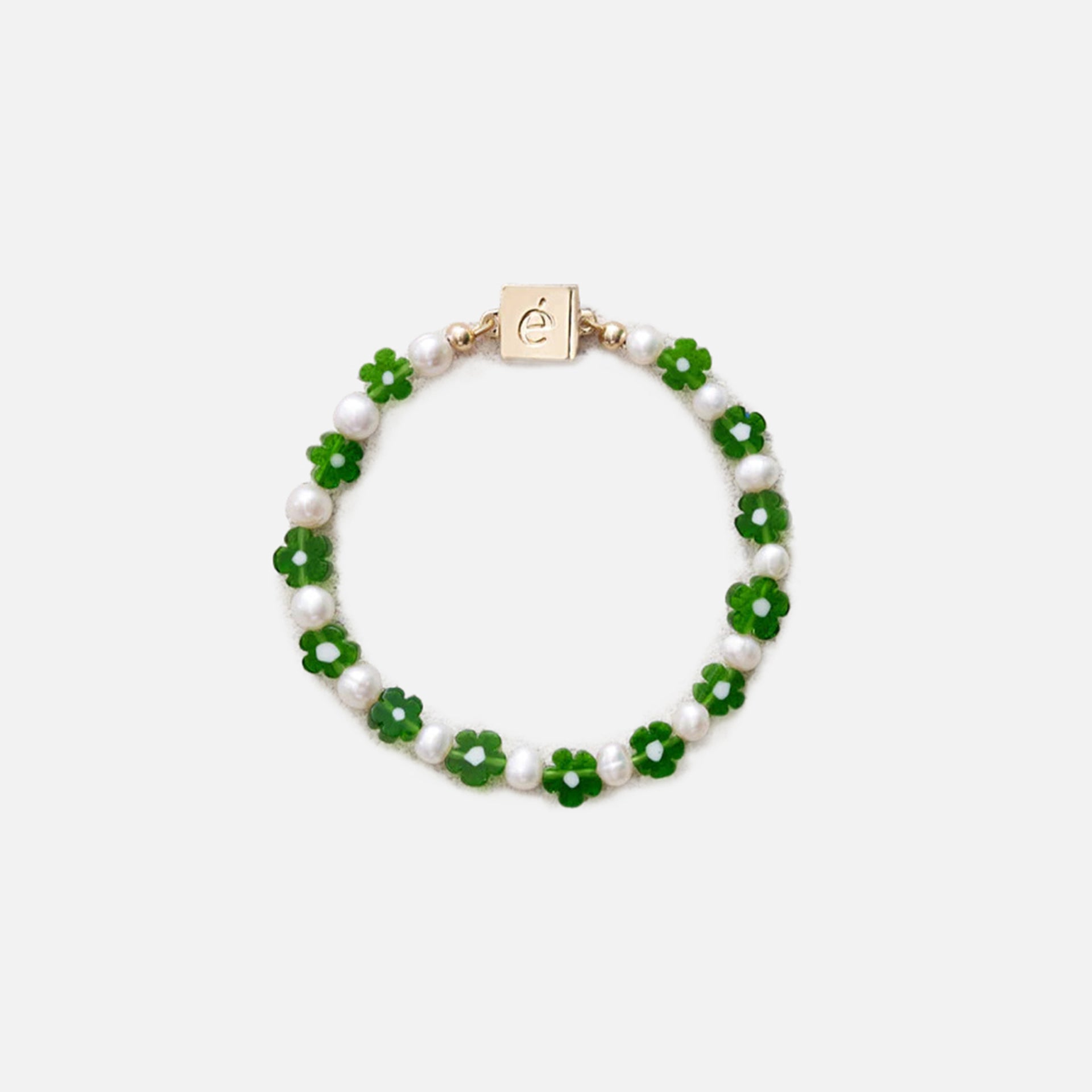 Eliou Nikola Bracelet - Green / White