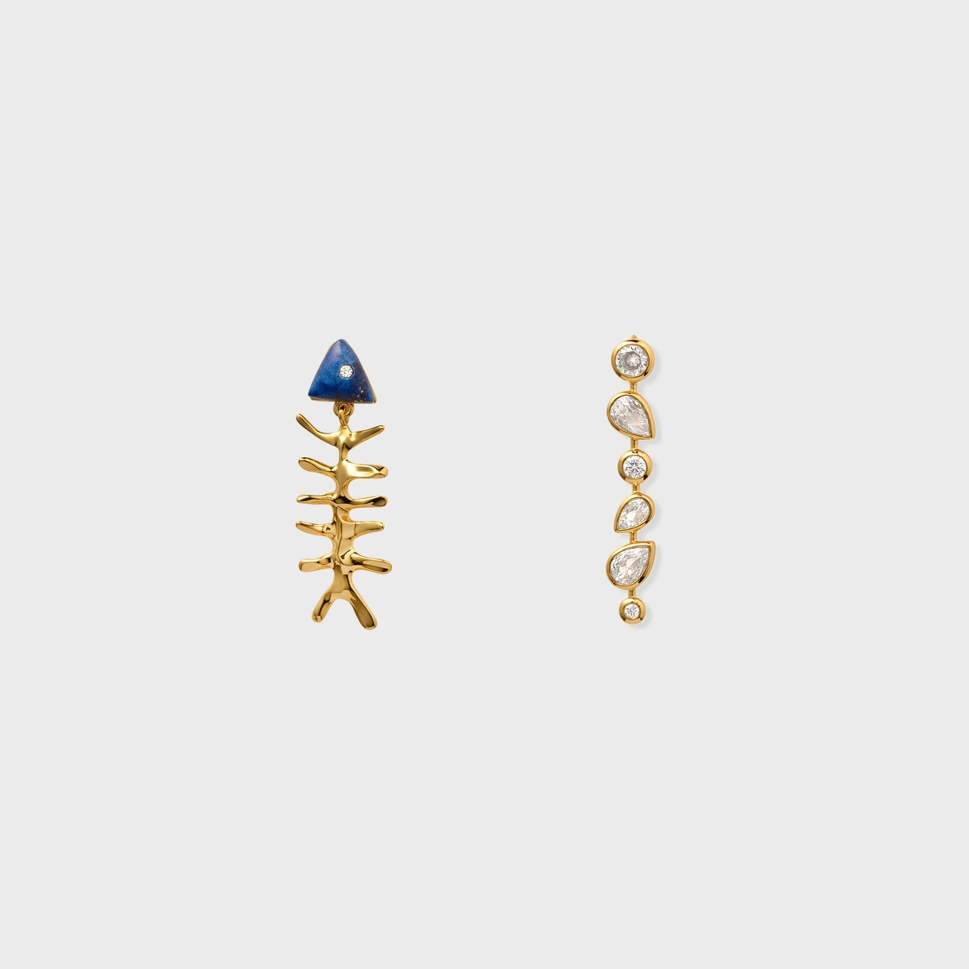 Eliou Pescado Earrings - Lapis Lazuli